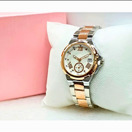 Jam Tangan Wanita/Cewek Rantai Stainless Gc GUESS  Lengkap Fitur Tanggal Aktif Terbaru