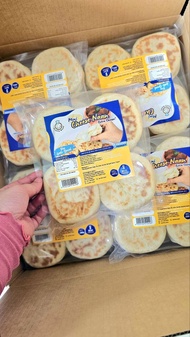 [FAST SELLING] AUNTIE NAAN Mini Cheese/Plain Naan 8 PCS Free Garlic Spread