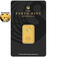 Perth Mint Kangaroo 9999 Gold Bar 5g, 5 gram - 10g, 10 gram