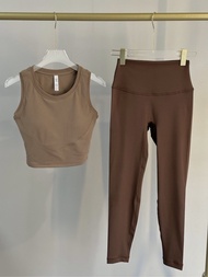 ชุดโยคะระดับไฮเอนด์สำหรับผู้หญิง ชุดโยคะ Pilates แห้งเร็ว ชุดออกกำลังกาย ชุดฟิตเนส ชุดโยคะ ชุดออกกำล