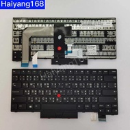 Keyboard คีย์บอร์ดใช้กับ Lenovo IBM T470 T480 Thinkpad ภาษาไทย-อังกฤษ As the Picture One