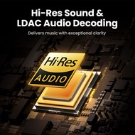 UGREEN HiTune Max5c  Hybrid Active Noise-Cancelling Headphones Hi-Res ANC Certified HiFi Earphone wi