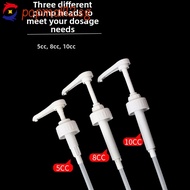 [January New] 8pcs sugar pressure bottle pressure head quantitative pressure nozzle❀