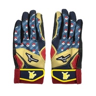 MIZUNO Jr. Pokémon Batting Glove Baseball Licensed Product for Juniors 1EJRYA0162 62: Red JL[Direct 