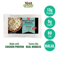 Zero Carb Keto Noodle Protein Pasta Halal -Made with Chicken Protein &amp; Seaweed Gluten free (Tastier than Konjac) 比魔芋面好吃