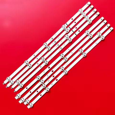 4/12pcs LED Backlight strip lamp For SVV430A52 SVV430A78 JL.D43081330-078HS-M TX-43GS350E 43FX555E 4