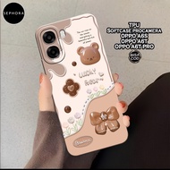 OPPO A6s Case A6T/ Latest A6T Pro/ - Fashion Case Bear - OPPO A6s Softcase A6T/ A6T Pro/ - Pro Camer