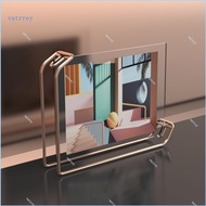 VA Picture Frame A4 6 Inch Metal Acrylic Picture Display Stand Decorative Poster Frame Desktop Table