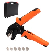 EDB* Pin Crimping Tool For SpadesConnector AWG18-28 0 1-1 mm² Ratchets Pin Terminals Crimper Wire Crimping Tool