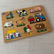 Early Learning Centre (ELC brand) Animal Knob Puzzle toy surplus