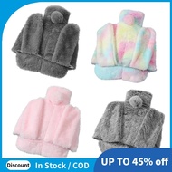 Foot Warmer Hot Water Bottle for Feet with Soft Plush Cover, Foot Warmer Hand Warmer for Men and Wom