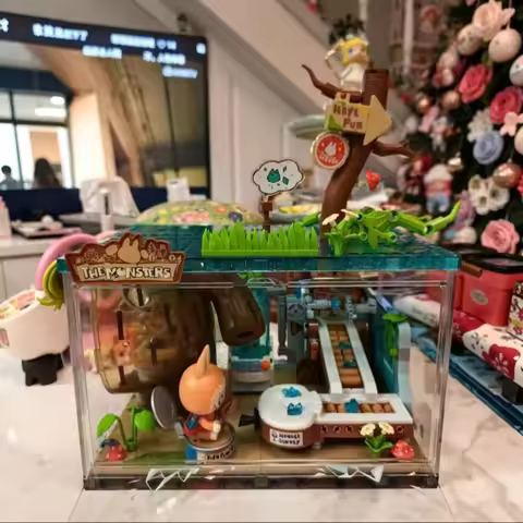 POP MART LABUBU THE MONSTERS Secret Forest Base Series of Building Blocks Mystery Box Genuine Blind 