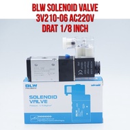 BLW Solenoid Valve Solenoid Valve 3V210-06 3V210 - 06 AC 220V Thread 1/8" 1/8 inch AC220V AC220 Dire