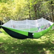 Portable Hammock Single-person Folded Into The Pouch Mosquito Net Hammock Hanging Bed For Travel Kit
