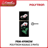 RE POLYTRON Kulkas 2 Pintu Kapasitas 350 Liter PRM-491MOW