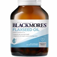 Blackmores Flaxseed Oil vegetarian 100caps biji rami omega 3 6 9