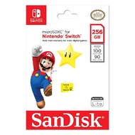 【NS周邊】Sandisk micro SD 256G記憶卡《瑪利歐超級星星款》