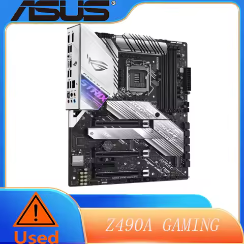 ASUS ROG STRIX Z490-A GAMING LGA 1200 (Intel 10th Gen) Intel Z490 SATA 6Gb/s ATX Intel Motherboard
