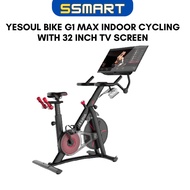 YESOUL Bike G1 Max Indoor Cycling with 32 inch TV screen