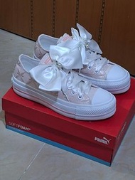 Converse 經典款 緞帶蝴蝶結 粉色波鞋