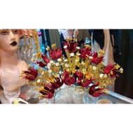 Banyan traditional palembang bridal 7 levels two rows