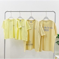 ADLV BASIC T-SHIRT (YELLOW)