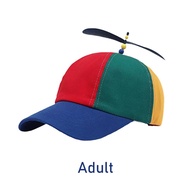 Topi Baseball Helikopter Baling Baling Dewasa Anak Warna Warni