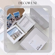 DOUBLE SQUARE PHOTO FRAME (GLASS) TABLE GIFT DECORATION. PRINT IMAGES ON REQUEST - VARIOUS.