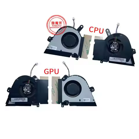 New CPU GPU Fan for ASUS TUF Dash F15 FX516 FX516P FX516PE FX516PR FX516PC FX516PM Air RTX3070 Cooli