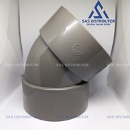 Keni 4" inch 45 degrees / Elbow 4 inch 45 Socket / Knee 4 45 PVC / Keni 45 degrees / Below 45