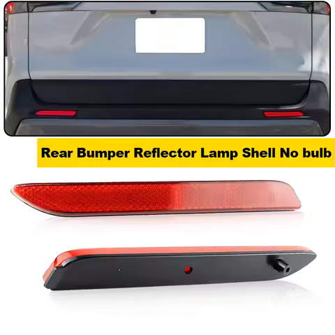 2PCS Rear Bumper Reflector Light Shell No Bulb For Toyota RAV4 Harrier Sienna EZ Alphard Aygo For Le