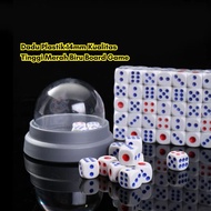 MERAH 100pcs Plastic Dice High Gamebiru BR384 Red 14mm Board Quality