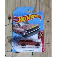Hotwheels Chevy Nova Wagon orange64 HW flames G20 GHD61