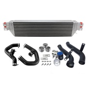 Dual Intercooler Turbo exhaust pipe conversion booster tube kit for V.WGolf MK5/MK6/GTI/Scirocco Aud