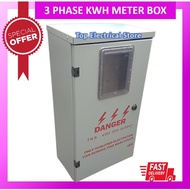 GEB THREE PHASE 3PHASE OUTDOOR KWH METER BOX (METAL) 24'' X 13'' X 08'' WEATHERPROOF