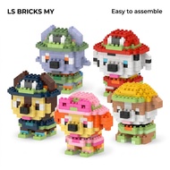 LS BRICKS New Arrival  10 Cute Hero Pups Micro Bricks. Easy to assemble toy