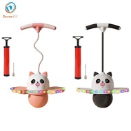 Dovewill Panda Shaped Pogo Ball with Handle, Practice Pogo Stick with Light, Strong Grip for Adults,