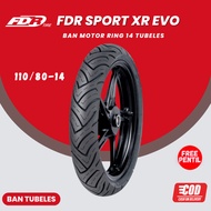 FDR SPORT XR EVO TUBLES TYRE (110/80) TUBELESS Ring 14. GUARANTEED 100% ORIGINAL