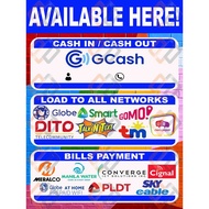 e-Business Tarpaulin (All-In-One) (GCash | Load To All Network | Bills Payment)