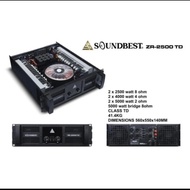 Power Amplifier Soundbest ZR 2500 TD Original CLASS TD