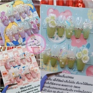 Ready-Made Real Gel Nails (If You Want To Change The Shape Of Your Specify The Message In The Note)