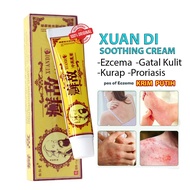XuanDi  Ekzema Psoriasis Kurap Gatal  Huatuobaifuling Ezcema Kulit Ubat Krim Herba Cina 15g