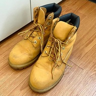 Timberland women’s boots treated leather 女裝行山鞋 水鞋 靴 黃色 真皮