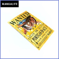 ⊙ ✨ MangaLife One Piece Wanted  Poster Latest / Yonko MINI Size Wall Decoration Art ( Mini )