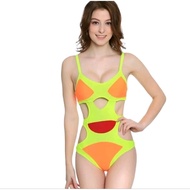 One-Piece Swimsuit Very Striking Color B47