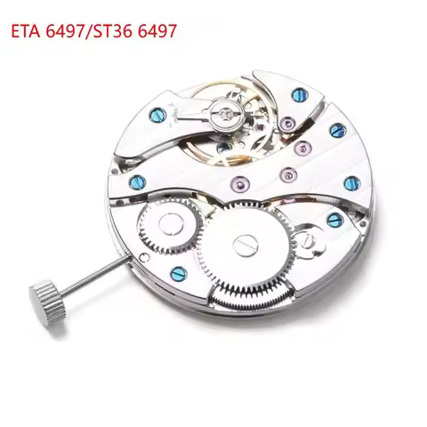 ETA 6497 Watch Movement For Seagull ST36 6497 17 Jewels Mechanical Hand Winding Watches Accessories 