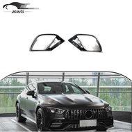 For Mercedes Benz AMG GT GT50 GT53 GT43 Real Carbon Front Bumper Grill Fog Air Vent Cover 2019 2020