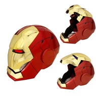 Autoking Iron-Man MK 5 Helmet with Jarvis Voice & Remote&Touch Controlled Open/Close Mask, 1:1Adult 