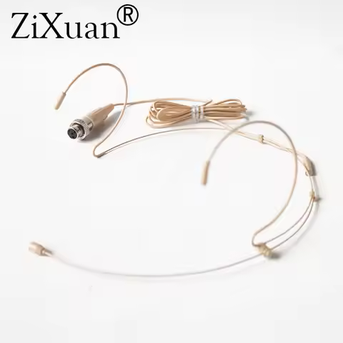 Brand New Omni-directivity Radio Headset Microphone for For MiPro Wireless Belpack Transmitter - 4pi