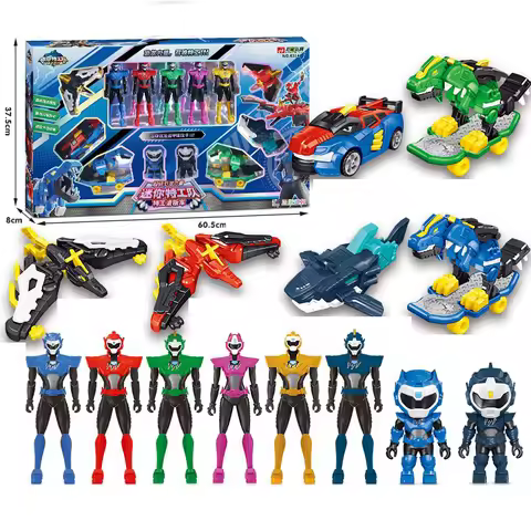 Mini Force Action Figures Mini Force Agent Transformation Super Dinosaur Power MiniForce X Deformati